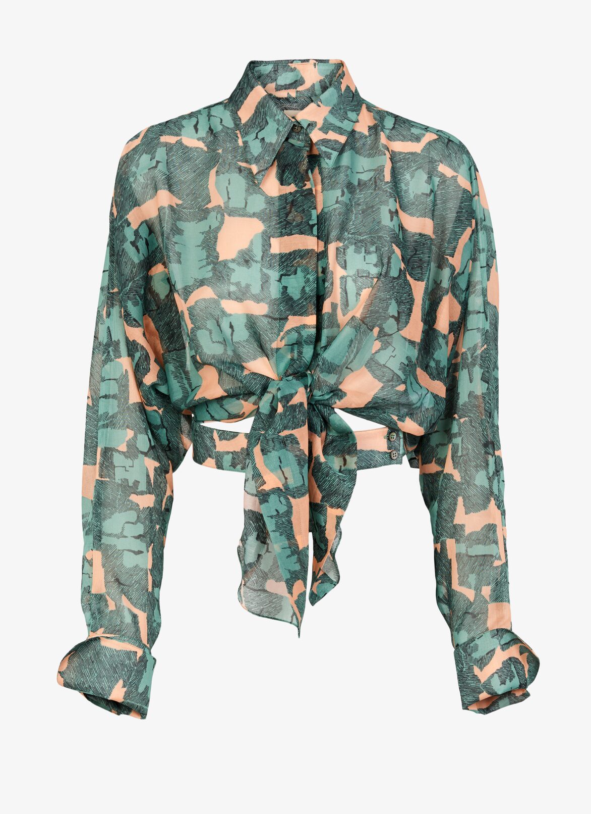 Shirts ALAÏA WHITE/GREEN SHIRTS